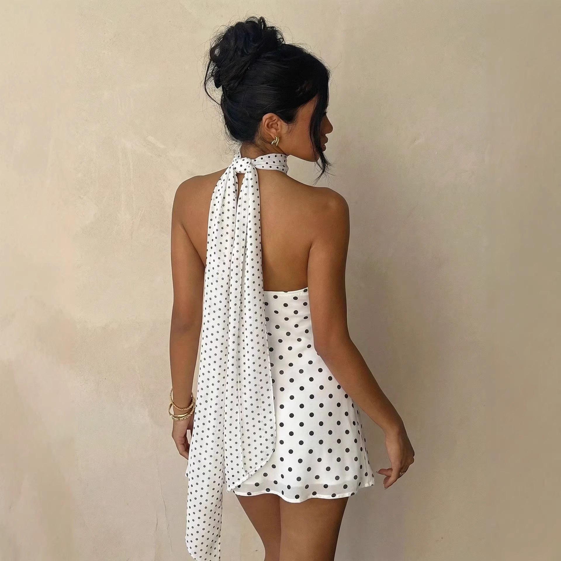 Robe nuisette a pois